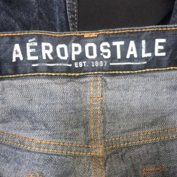 Aeropostale Jeans Denim Dark Wash Classic Style Casual Everyday Comfort‎ - Picture 7 of 14